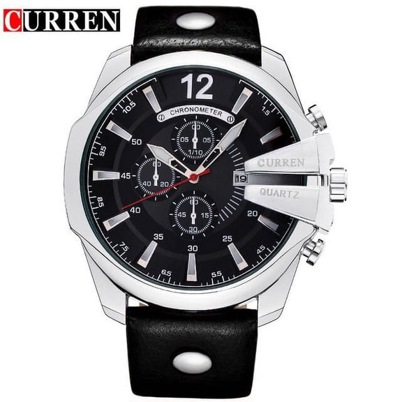 Curren 2018 Men's Watches Top Brand Luxury Fashion Quartz-watch Quartz-watch Golden Male Clock Leather Hodinky Reloj Hombre - Quartz Wristwatches