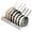 White With 8 lines, variant on Space Saving Pull Out Shelf Organiser For Cookware Utensils Cabinet Storage Heavy Duty Carbon Steel Rack