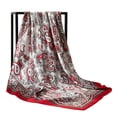 thumbnail image 1 of Écharpe d'Été pour Femmes, Enveloppe de Tête Vintage Rétro Carrée, Protection de Tête Pliable, Tissu Doux, Imprimé Cachemire, 1 of 10