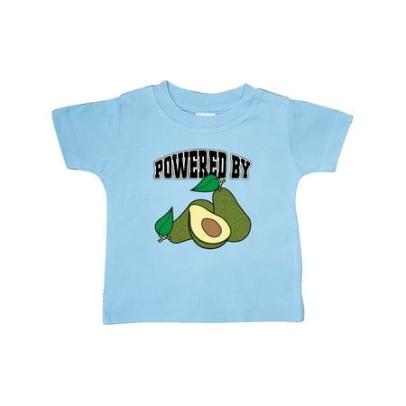 

Inktastic Avocado Powered by Avocados Gift Baby Boy or Baby Girl T-Shirt