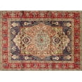 thumbnail image 1 of Ahgly Company Machine Washable Indoor Rectangle Traditional Saffron Red Area Rugs, 4' x 6', 1 of 7