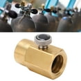 thumbnail image 3 of CO2 Cylinder Adapter, Replacement Parts  CO2 Refill Connector Standard Size With Gasket Rings For Household Soda Maker, 3 of 8