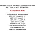 thumbnail image 4 of LAICAIW NO Cut Key Fob Case Shell Fix Repair for Honda Accord Civic CR-V CR-Z Fit Insight Odyssey Pilot Ridgeline, 4 of 6