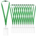thumbnail image 1 of Lanyards WEZEBEL, paquete de 12, con cierre de seguridad y porta credencial impermeable, 1 of 6