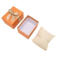 thumbnail image 3 of Watch Gift Box, Compact Watch Storage Case Luxury Watch Case Bowknot  For Travel Black,Orange,Pink, 3 of 8