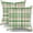Green Coral Plaid, variant on Easter Pillow Covers 18x18 Set of 2 Spring Pink Green Buffalo Plaid Print Holiday Decorative Throw Pillows Easter Decorations Pillowcase Cotton Square Cushion Cover Decor for Home Couch Bed Soft
