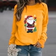 thumbnail image 5 of Sudadera con cuello redondo y manga larga para otoño e invierno, con estampado de Papá Noel, jersey navideño, ropa de calle, sudadera navideña informal, 5 of 5