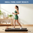 thumbnail image 2 of G-ocean Compact Treadmill, Portable Walking Pad, Quiet Operation, Adjustable Speed Settings, LED Display for Indoor Home Small Space, Black, 2 of 7