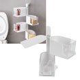 thumbnail image 4 of Organizador De Especias, Estante De Almacenamiento De Especias Giratorio Montado En La Pared De Gran Capacidad Para Cocina Para Artículos Del Hogar ANGGREK Blanco, 4 of 8