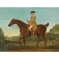 thumbnail image 2 of James Seymour 18x15 Black Ornate Wood Framed Double Matted Museum Art Print Titled - Portrait of a Gentleman, Traditionally Identified as Fulwar, 4th Earl of Craven, on His Hunter, 2 of 5