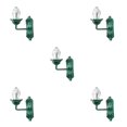 thumbnail image 2 of Ounissouiy Modelo Lámparas de cristal de luz de pared Interior Durable con pedestal de acero inoxidable Iluminación colgante delicada Accesorio B 5piezas, 2 of 6