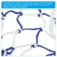 thumbnail image 5 of Uxcell Sturdy Mesh Net Basketball Bag Football Carry Bag Single Ball Carrier, White Blue, 5 of 6