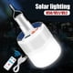 thumbnail image 3 of Bombilla LED Solar impermeable para exteriores, lámpara colgante de emergencia alimentada por luz Solar, portátil, potente para casa interior, 5V, carga USB, 3 of 4