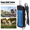 thumbnail image 4 of Probador de Cerca Eléctrica, Medidor de Voltaje de 10000V, Probador de Voltaje de Cerca Eléctrica, Herramienta de Prueba de Cerca Impermeable con 6 Uds de Luz para Granja ANGGREK Otros, 4 of 9