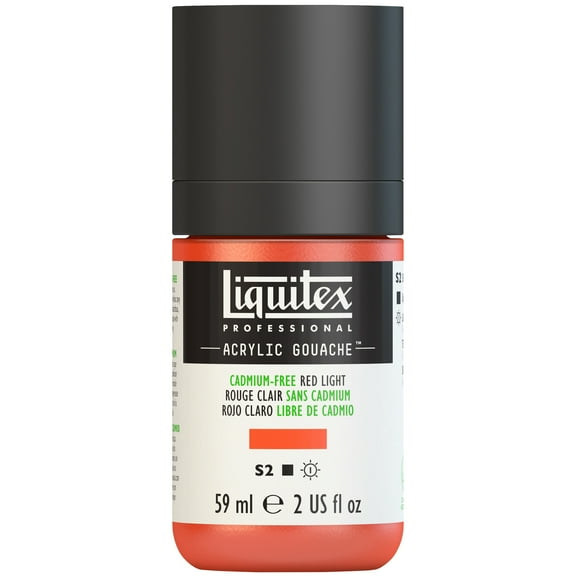 Liquitex Professional Acrylic Gouache, 59ml, Cadmium-Free Red Light
