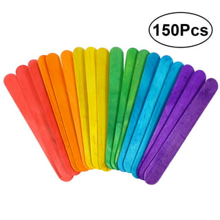 Colorations® Large Colored Wood Craft Sticks - 500 Pieces