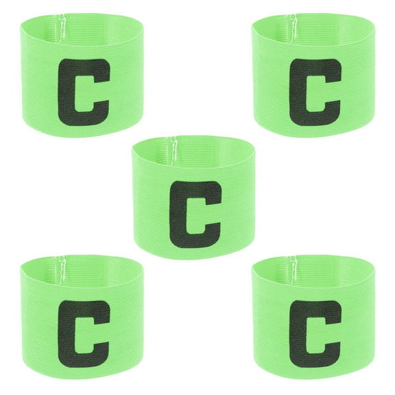 OFFIGAM Soccer Captain Armband Set, 5 Portable Pieces for Sports Competitions, Team , Fan Gear Accessories