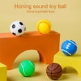 thumbnail image 3 of Anvazise Squeeze Ball Toys Soft Vinyl Simulation Football Basketball Tennis Baseball Pinch Toy Practice Grip Miniature Hand Catch Ball Infant Stress Relief Toys Baby Shower Gift Blue 2Pcs, 3 of 13