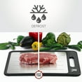 thumbnail image 4 of Reston Lloyd  Cutting Board with Defrosting Tray, Zester & Knife Sharpner, Black, 4 of 6