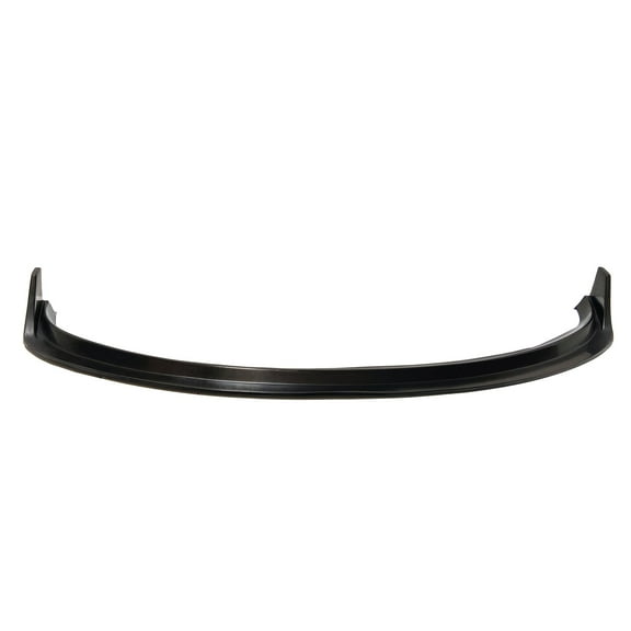 Ikon Motorsports Front Bumper Lip Spoiler Lower Air Dam Chin Splitter Bodykit Replacement Compatible With 2017-2023 Tesla Model 3 MDA V2 Style PU Polyurethane Unpainted Black