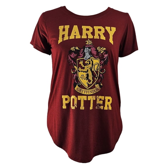 Harry Potter Gryffindor Crest High-Low Fashion Top, S-2XL (Women's)