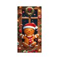 thumbnail image 2 of Christmas Door Tapestry Xmas Front Door Hanging Decor Holiday Party Cloth Door Curtain Christmas Door Cover for Home Bedroom Wdoor Holiday Decoration, 2 of 7