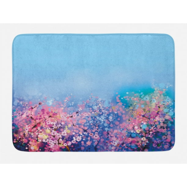 Flower Bath Mat Retro Cherry Blossom Petal Perennial Herb Botanic Habitat Natural Life Spring Season Non Slip Plush Bathroom Kitchen Laundry Room Decor 29 5 X 17 Inches Pink Blue Ambesonne Com - Habitat Cherry Blossom Decorative Wall Light Flower Bath Mat Retro Cherry Blossom Petal Perennial Herb Botanic Habitat Natural Life Spring Season Non Slip Plush Bathroom Kitchen Laundry Room Decor 29 5 X 17 Inches Pink Blue Ambesonne Com - Habitat Cherry Blossom Decorative Wall Light