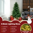 thumbnail image 6 of Costway 7 FT Pre-Lit Artificial Christmas Tree Hinged 1130 Branch Tips & 380 LED Lights, 6 of 10