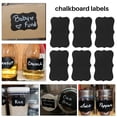 thumbnail image 4 of Wavy Shape Chalkboard Labels ,Erasable Reusable Rectangle Blackboard, 4 of 5