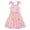 Galaxy Pink, variant on Aideaone Girls Dresses Sleeveless Summer Dress Bowknot Strap Stripe V Neck Sundress Blue 3-10T