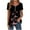 Black, variant on Lumivie Tops For Women Trendy Plus Size Western Tshirts Shirts For Women Fringe Ladies Tops And Blouses Short Sleeve Casual Women'S T Shirts Loose Fit Crew Neck