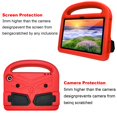 thumbnail image 6 of Nalacover Portable Heavy Duty Case for Amazon Kindle Fire 7 2022, EVA Shockproof Armor Military Grade Lens Protection Case with Kids Friendly Handle Foldable Stand Bracket Case, Red, 6 of 9