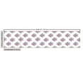 thumbnail image 3 of Ambesonne Vintage Asian Fabric by the Yard Upholstery, Wedding Flowers Love, 10 Yards, White and Pale Purple, 3 of 5
