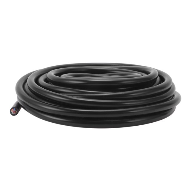 Cables de Tierra Eléctrico para Automóviles Unique Bargains 30FT Negro TC 1 Pcs 16AWG 8 Conductores Totalmente Aislados y Con Chaqueta de Toque Suave Universal