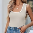 thumbnail image 5 of Womens Tank Tops Summer Sleeveless Undershirts Layering Basics Workout, 5 of 6