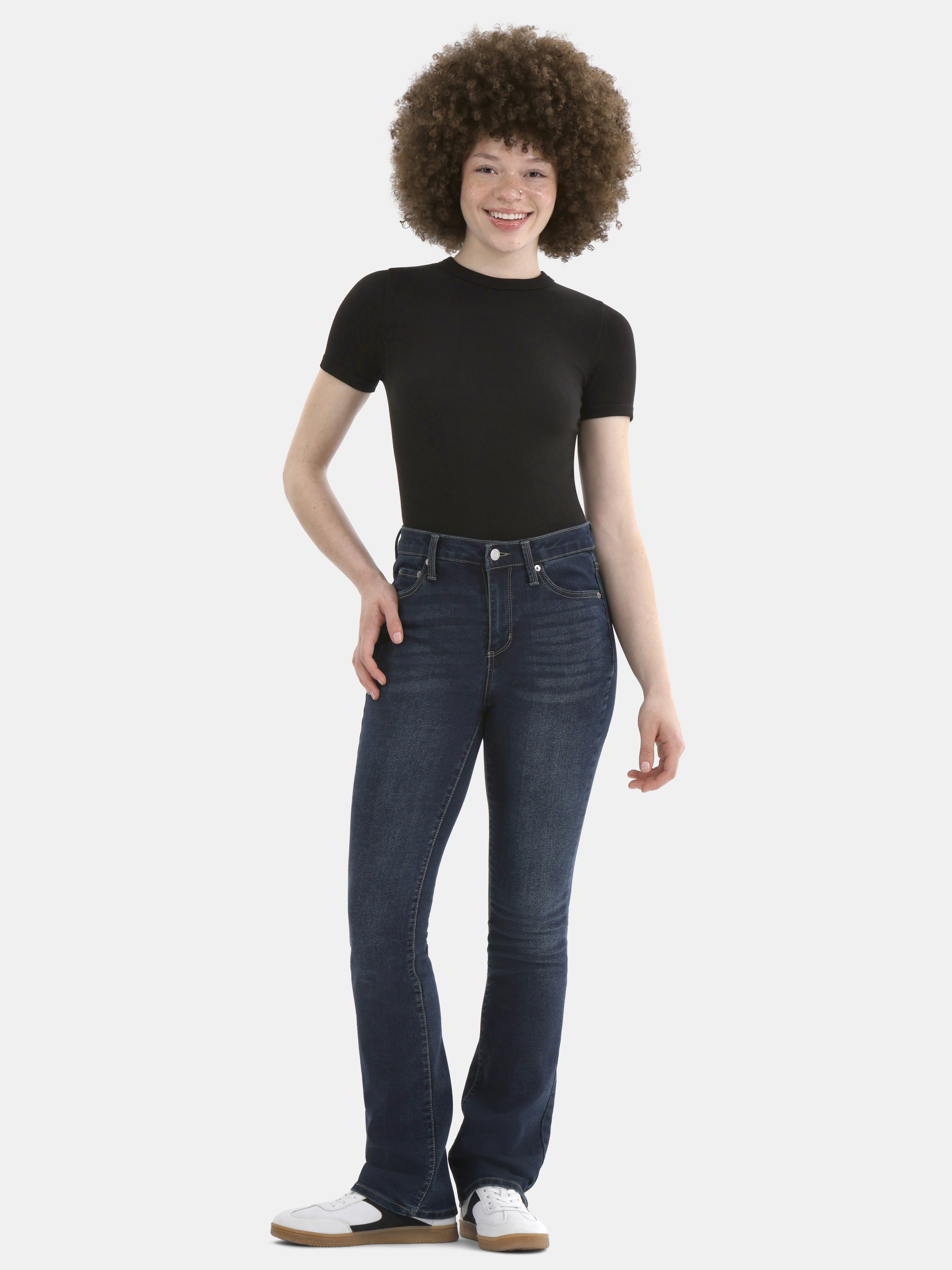 No Boundaries Crewneck Seamless Bodysuit, Women's
