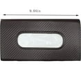 thumbnail image 2 of Car Visor Tissue Box For All Cars, Durable Pu Leather With Metal Clip Easy Installation, Classic Compact Design To Organize Car Interior, 2 of 5