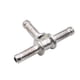 thumbnail image 1 of Conector de manguera de conexión en T de refrigerante de aluminio, acoplador de tubería de agua for VW Jetta, Skoda, Audi A3 N90693001, plateado, 1 of 6