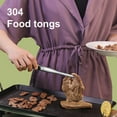thumbnail image 4 of NIBOLOG Food Tongs Easy to Operate Long Handle 304 Stainless Steel Cooking Buffet Clip for Kitchen, 4 of 8