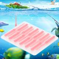 thumbnail image 3 of Juego de señuelos de pesca de cinco colores, cola de aguja doble ultrafina, hilo de 55mm, 12 Uds. (rojo con estrellas), 3 of 8