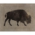 thumbnail image 3 of Stellar Design Studio 14x12 Black Modern Framed Museum Art Print Titled - Buffalo Impression 1, 3 of 5