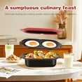 thumbnail image 4 of Microwave Egg Cooker & Microwave Grill Pan 3 Pcs with Lid for Grilling, Browning, and Crisping Vegetables, Sandwich, & Meat, Microwave Nonstick Cookware for Quick, Healthy Meals, 4 of 8