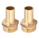 thumbnail image 1 of Accesorio de tubería de acoplamiento rápido, 2 piezas G3/4 Conector roscado de rosca macho Conector de púa Valor excepcional NikouMX herramienta, 1 of 8