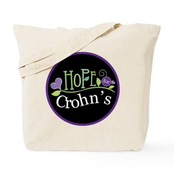 CafePress - Hope For Crohns - Unisex Canvas Tote Bag, Beige, 1-Piece