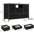 thumbnail image 3 of 8 - cajón cómoda mesa de TV con LED & power outlet para 55\, 3 of 8