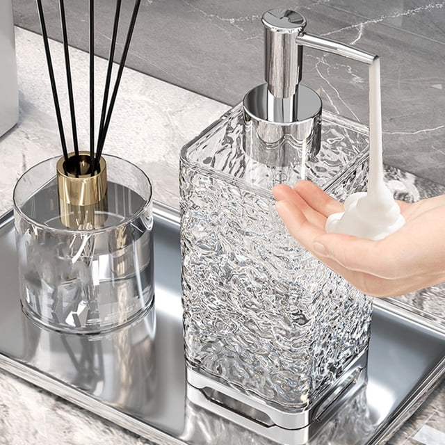 Wzzjkit Soap Dispenser - Foaming Hand Soap Refillable Bathroom Soap Dispenser for Bathroom or Kitchen Foam Pump Bottle for Hand Soap Body Wash Foam Soap Dispenser