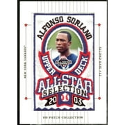 Alfonso Soriano AS Card 2003 UD Patch Collection #125