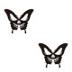 thumbnail image 3 of Kearding Impresionante y versátil arte de pared de metal con mariposas y calaveras Arte de pared de mariposas Decoración de calaveras Type2 NO2, 3 of 6
