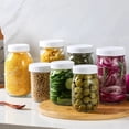 thumbnail image 4 of Vruelia 16 Pack Wide Mouth Mason Jar Lids, Storage Caps for Canning Jars,Leak-Proof and Anti-Scratch Resistant Surface, 4 of 7