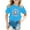 1#Sky Blue394, variant on Byoo Girls T Shirt Comfy Easter Egg Graphic Tough Tee Shirt with Short Sleeves Basic T Shirt for Child,Black